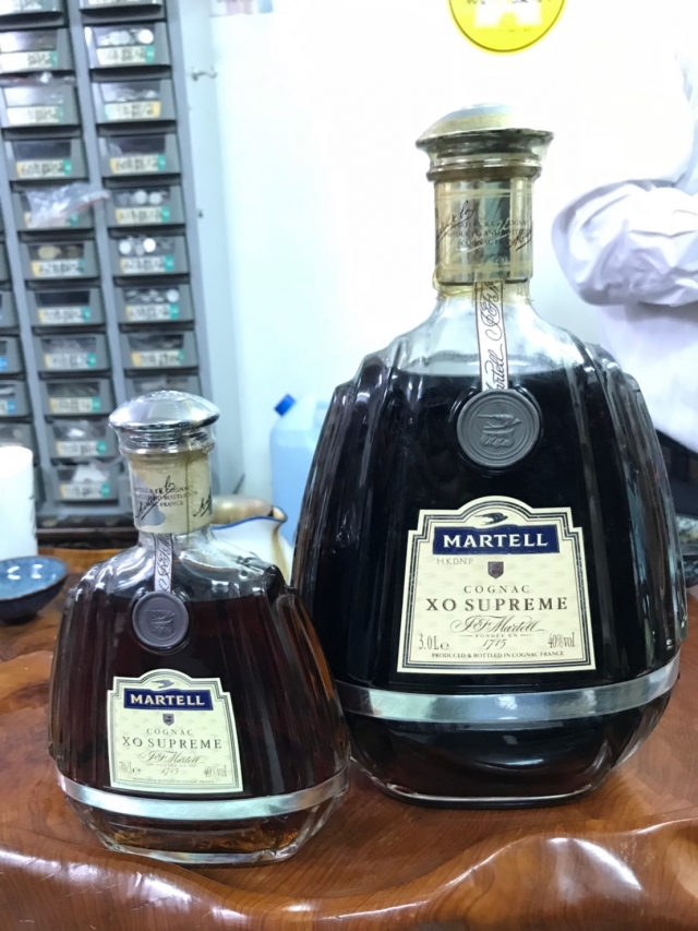 高雄收購老酒 MARTELL XO 銀帶 3公升 三公升高雄老酒收購, 台南老酒收購, 屏東老酒收購老酒收購